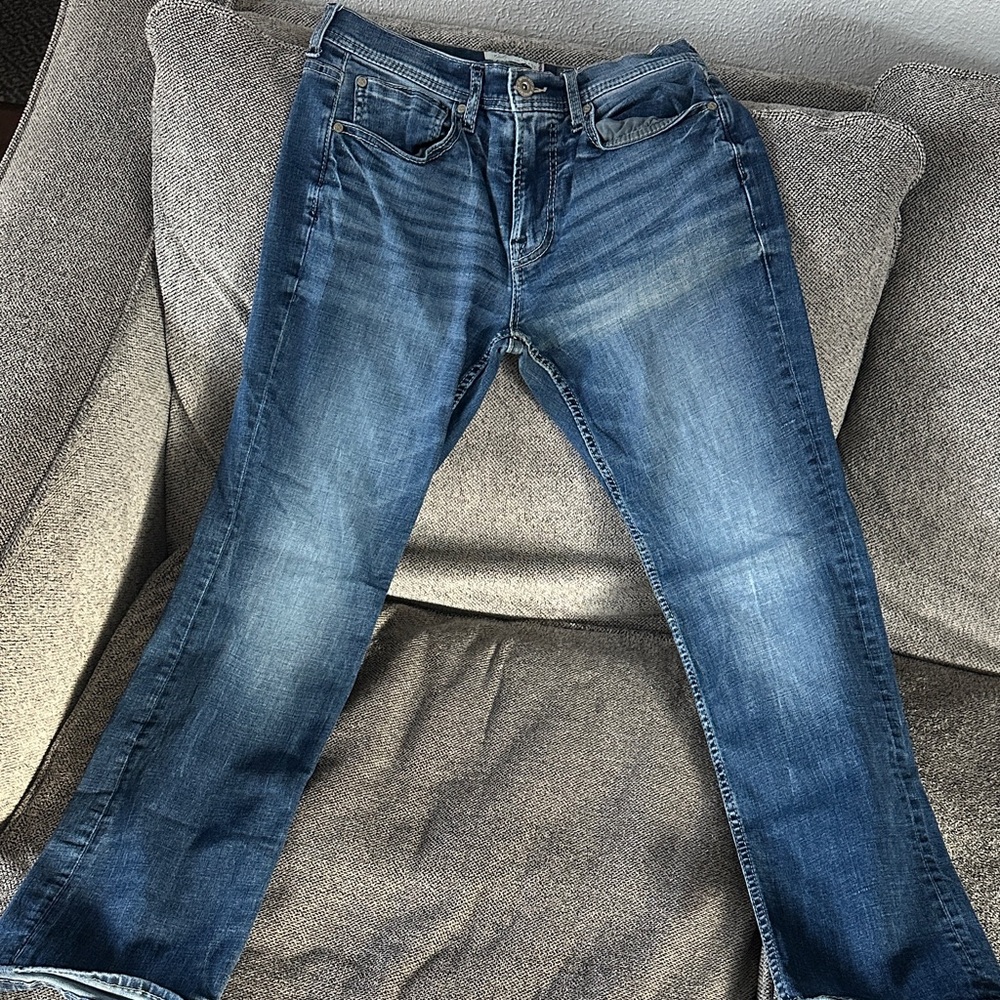 Men's Blue Bootcut Jeans